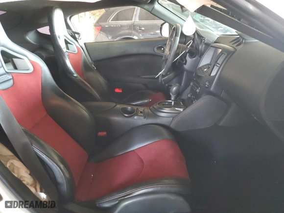 2019 Nissan 370Z Coupe with VIN JN1AZ4EH5KM420254, listed as a Copart auction lot 46543805 with 106005 miles and Salvage Title. Bid and sale history available at carsss.com. Image 10.