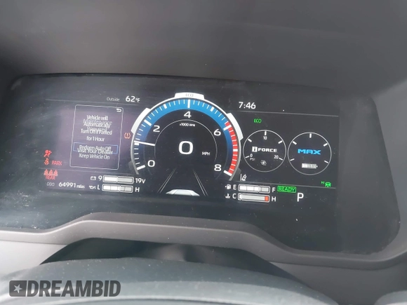 2023 Toyota Tundra Limited Hybrid with VIN 5TFJC5DB7PX021014, listed as a IAAI auction lot 42067753 with 64,991 mi miles and . Bid and sale history available at DreamBid. Image 7.