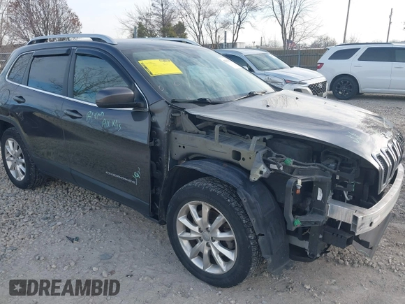 2017 Jeep Cherokee Limited with VIN 1C4PJMDBXHW582616, listed as a IAAI auction lot 41063889 with 125,839 mi miles and . Bid and sale history available at DreamBid. Image 1.