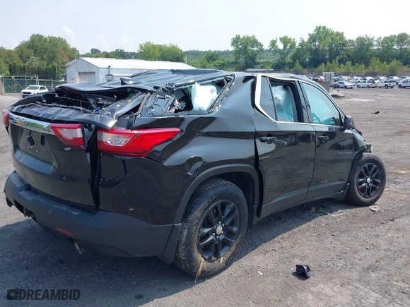 2018 Chevrolet Traverse LS with VIN 1GNERFKW2JJ165308, listed as a IAAI auction lot 40128843 with 93,619 mi miles. Bid and sale history available at carsss.com. Image 4.