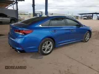 2018 Hyundai Sonata Sport with VIN 5NPE34AFXJH639031, listed as a Copart auction lot 53173295 with 39,727 mi miles and Salvage Title. Bid and sale history available at DreamBid. Image 3.