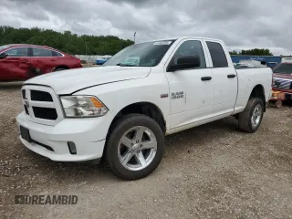 2014 Ram 1500 Express with VIN 1C6RR7FTXES282206, listed as a Copart auction lot 61392265 with 144,833 mi miles and Salvage title. Bid and sale history available at DreamBid. Image 1.
