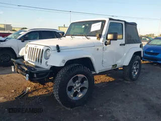 2018 Jeep Wrangler Sahara with VIN 1C4AJWBG2JL821132, listed as a IAAI auction lot 42523688 with 86,244 mi miles and . Bid and sale history available at DreamBid. Image 20.