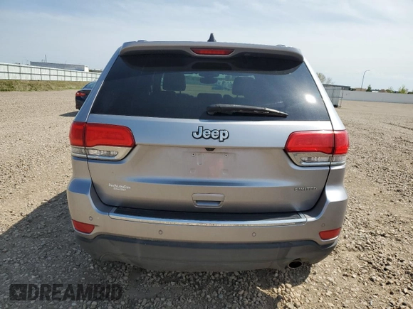 2017 Jeep Grand Cherokee Limited with VIN 1C4RJFBG3HC958495, listed as a Copart auction lot 55415785 with 168,387 mi miles and Salvage title. Bid and sale history available at DreamBid. Image 6.