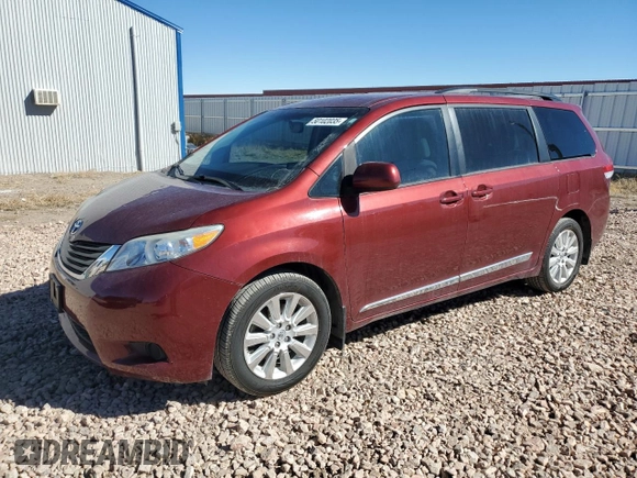 2014 Toyota Sienna LE with VIN 5TDJK3DC5ES075494, listed as a Copart auction lot 50102035 with 151,375 mi miles and Salvage Title. Bid and sale history available at DreamBid. Image 1.