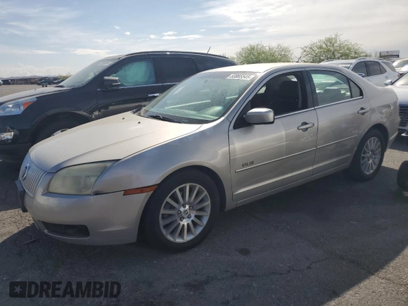 2007 Mercury Milan Premier with VIN 3MEHM08Z17R635196, listed as a Copart auction lot 53885545 with 170,944 mi miles and Clean title. Bid and sale history available at DreamBid. Image 1.