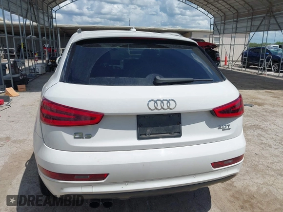 2015 Audi Q3 Prestige with VIN WA1GFCFS1FR007092, listed as a IAAI auction lot 42588730 with 85,290 mi miles and . Bid and sale history available at DreamBid. Image 16.