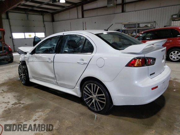 2016 Mitsubishi Lancer GT with VIN JA32U8FW9GU011121, listed as a Copart auction lot 82325464 with 101,202 mi miles and Salvage Title. Bid and sale history available at carsss.com. Image 2.