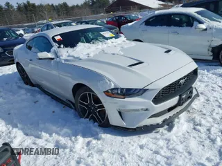 2020 Ford Mustang EcoBoost with VIN 1FA6P8TH8L5139070, listed as a IAAI auction lot 41435885 with 57,929 mi miles. Bid and sale history available at carsss.com. Image 1.