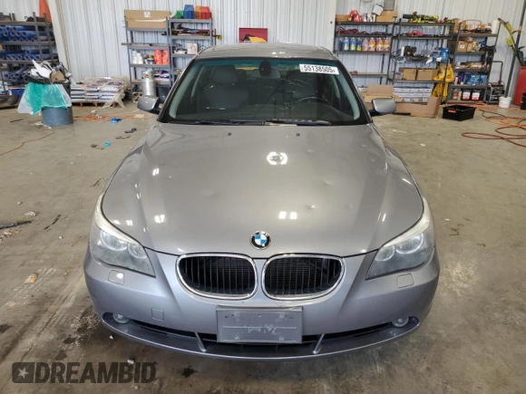 2004 BMW 5 Series 530i with VIN WBANA73554B812937, listed as a Copart auction lot 55138505 with 120,061 mi miles and Clean Title. Bid and sale history available at DreamBid. Image 5.