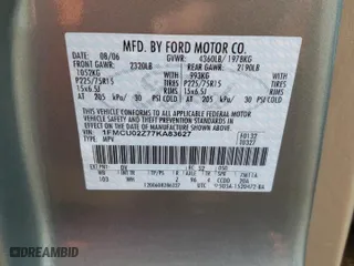 2007 Ford Escape XLS with VIN 1FMCU02Z77KA83627, listed as a Copart auction lot 69670074 with 64,058 mi miles and Salvage Title. Bid and sale history available at carsss.com. Image 12.