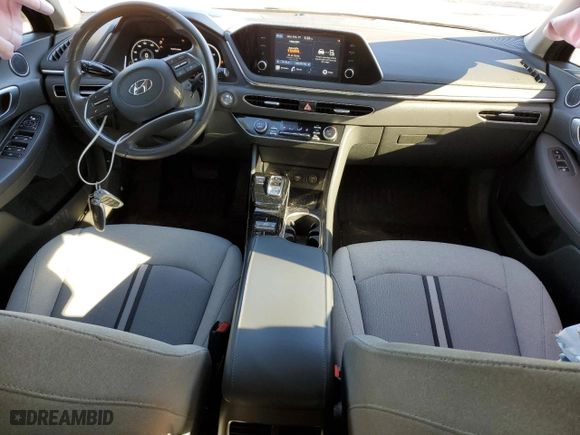 2020 Hyundai Sonata SEL with VIN 5NPEF4JA7LH060755, listed as a Copart auction lot 45765235 with 106,116 mi miles and Salvage Title. Bid and sale history available at carsss.com. Image 8.