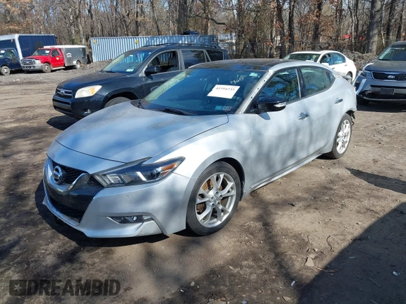 2016 Nissan Maxima SV with VIN 1N4AA6AP7GC447830, listed as a IAAI auction lot 41594235 with 46,493 mi miles and . Bid and sale history available at DreamBid. Image 17.