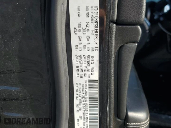 2014 Jeep Grand Cherokee Limited with VIN 1C4RJFBG4EC486500, listed as a Copart auction lot 56591625 with 162,635 mi miles and Salvage title. Bid and sale history available at DreamBid. Image 13.