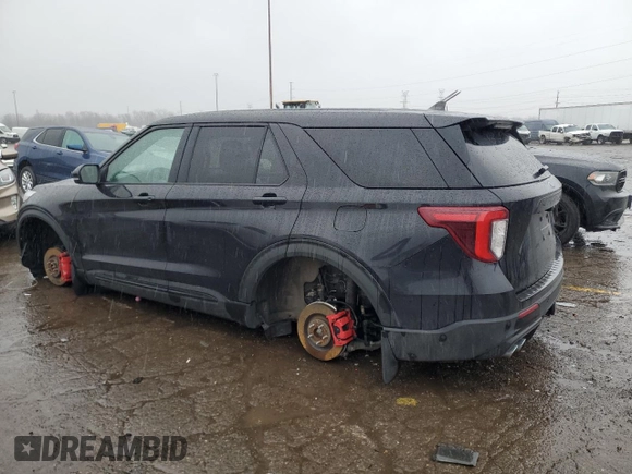 2022 Ford Explorer ST z VIN 1FM5K8GC7NGA49592, wystawiony jako Copart lot #51261825 z przebiegiem Nie podano mil oraz Czysty tytuł • Clean title. Historia ofert i sprzedaży dostępna na DreamBid. Obrazek 2.