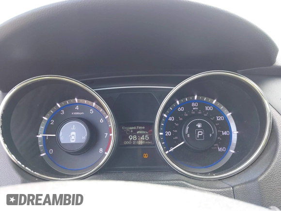 2013 Hyundai Sonata Limited with VIN 5NPEC4AC3DH666923, listed as a IAAI auction lot 41799016 with 210,388 mi miles and . Bid and sale history available at carsss.com. Image 7.
