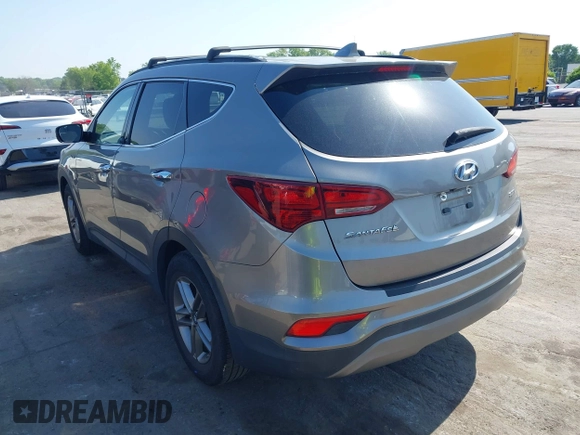 2017 Hyundai Santa Fe Sport 2.4L with VIN 5NMZU3LB9HH001167, listed as a IAAI auction lot 42061866 with 144,441 mi miles. Bid and sale history available at carsss.com. Image 3.