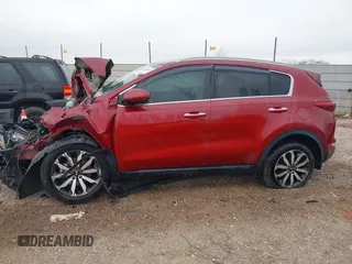 2017 Kia Sportage EX with VIN KNDPN3AC8H7124045, listed as a IAAI auction lot 41656874 with 1 mi miles. Bid and sale history available at carsss.com. Image 13.