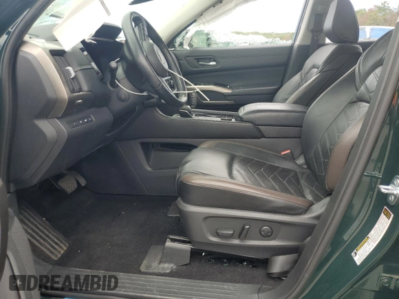 2022 Nissan Pathfinder Platinum with VIN 5N1DR3DK5NC262389, listed as a Copart auction lot 64742985 with 39,985 mi miles and Salvage title. Bid and sale history available at DreamBid. Image 7.