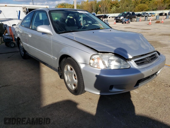 2000 Honda Civic EX with VIN 1HGEJ8244YL034570, listed as a Copart auction lot 73169083 with 88,266 mi miles and Salvage title. Bid and sale history available at DreamBid. Image 4.