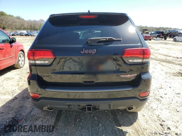 2021 Jeep Grand Cherokee Trailhawk with VIN 1C4RJFLG2MC566164, listed as a Copart auction lot 50009525 with 38,932 mi miles and Salvage Title. Bid and sale history available at carsss.com. Image 6.