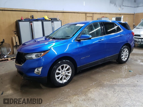 2019 Chevrolet Equinox LT with VIN 3GNAXUEV5KS559414, listed as a Copart auction lot 50750165 with 102,498 mi miles and Salvage Title. Bid and sale history available at carsss.com. Image 1.