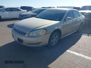 2012 Chevrolet Impala LS Fleet with VIN 2G1WF5E31C1282093, listed as a IAAI auction lot 42317243 with 105,689 mi miles and . Bid and sale history available at DreamBid. Image 2.