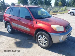 2002 Toyota RAV4 with VIN JTEGH20V020075844, listed as a IAAI auction lot 42781760 with 282,839 mi miles and . Bid and sale history available at DreamBid. Image 1.
