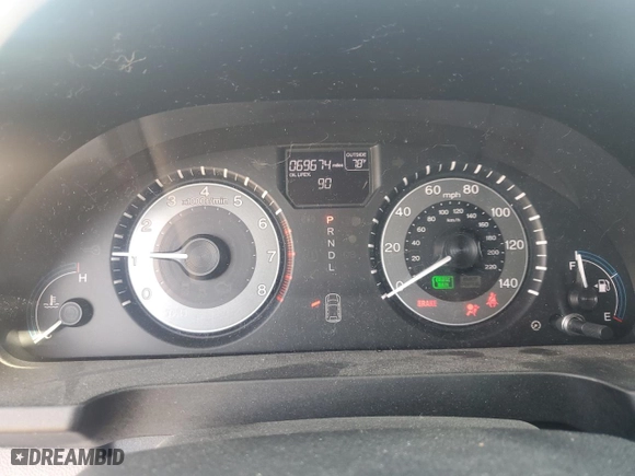 2013 Honda Odyssey EX-L with VIN 5FNRL5H63DB012106, listed as a Copart auction lot 52710755 with 69,674 mi miles and Salvage Title. Bid and sale history available at carsss.com. Image 9.