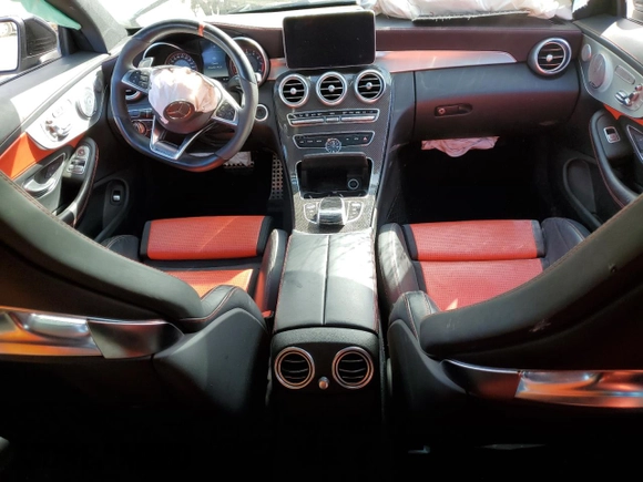 2017 Mercedes-Benz C 63 S AMG with VIN WDDWJ8HB0HF504347, listed as a Copart auction lot 56068935 with 31,010 mi miles and Salvage Title. Bid and sale history available at DreamBid. Image 8.