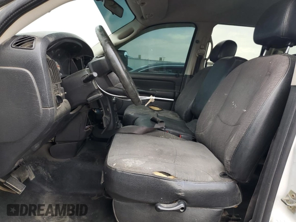 2005 Dodge Ram 2500 SLT with VIN 3D7KR28C55G708083, listed as a Copart auction lot 72551834 with 0 mi miles and Salvage Title. Bid and sale history available at carsss.com. Image 7.