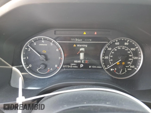 2022 Mitsubishi Outlander SE с VIN JA4J3UA84NZ065633, выставлен на аукционе Copart как лот 59822445 с пробегом 77 343 миль миль и Списание • Salvage title. История ставок и продаж доступна на DreamBid. Изображение 9.