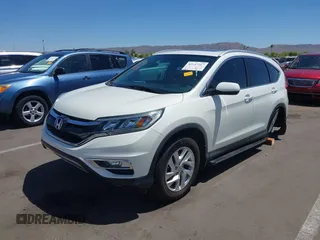 2015 Honda CR-V EX-L with VIN 5J6RM3H74FL016430, listed as a IAAI auction lot 42147267 with 117,656 mi miles and . Bid and sale history available at carsss.com. Image 2.