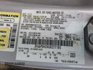 2016 Ford Fusion SE with VIN 3FA6P0HDXGR277185, listed as a Copart auction lot 43127535 with 140,215 mi miles and Clean title. Bid and sale history available at DreamBid. Image 12.