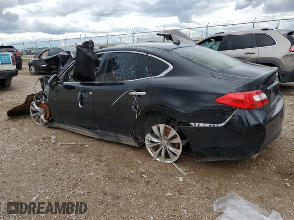2013 Infiniti M37 with VIN JN1BY1AR4DM600154, listed as a Copart auction lot 70984064 with 0 mi miles and Salvage Title. Bid and sale history available at carsss.com. Image 2.