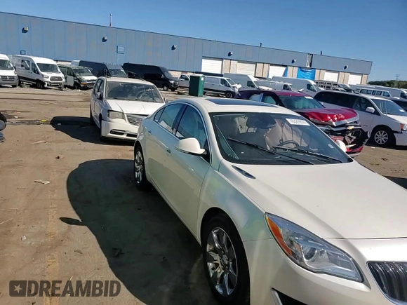 2015 Buick Regal Premium I with VIN 2G4GP5EX4F9168912, listed as a Copart auction lot 76326974 with 113,274 mi miles and Clean title. Bid and sale history available at DreamBid. Image 10.