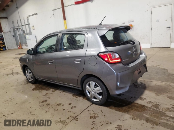 2022 Mitsubishi Mirage ES z VIN ML32AUHJ8NH006084, wystawiony jako Copart lot #58522195 z przebiegiem 54 361 mil mil oraz Czysty tytuł • Clean title. Historia ofert i sprzedaży dostępna na DreamBid. Obrazek 2.