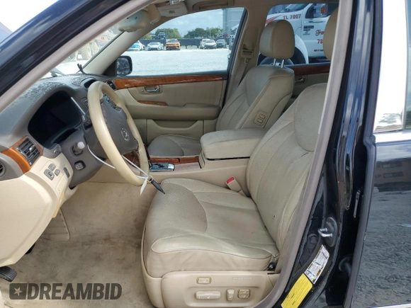2005 Lexus LS 430 z VIN JTHBN36F755014039, wystawiony jako Copart lot #54259665 z przebiegiem 198 475 mil mil oraz Szkoda całkowita • Salvage title. Historia ofert i sprzedaży dostępna na DreamBid. Obrazek 7.