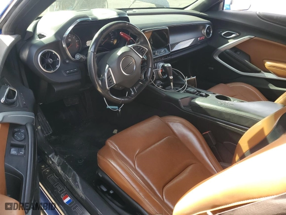 2017 Chevrolet Camaro 2SS with VIN 1G1FH1R71H0110732, listed as a Copart auction lot 46370675 with 0 mi miles and Salvage Title. Bid and sale history available at carsss.com. Image 8.