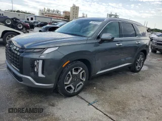 2023 Hyundai Palisade Limited z VIN KM8R54GE5PU615630, wystawiony jako Copart lot #55163255 z przebiegiem 45 922 mil mil oraz Szkoda całkowita • Salvage title. Historia ofert i sprzedaży dostępna na DreamBid. Obrazek 1.