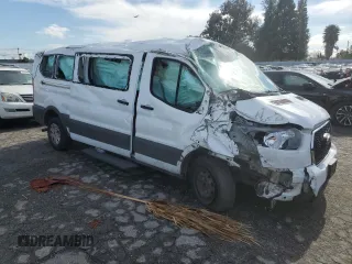 2023 Ford Transit Passenger XL with VIN 1FBAX2YG6PKA93557, listed as a Copart auction lot 42606195 with Not Provided miles and Non Repairable. Bid and sale history available at DreamBid. Image 4.