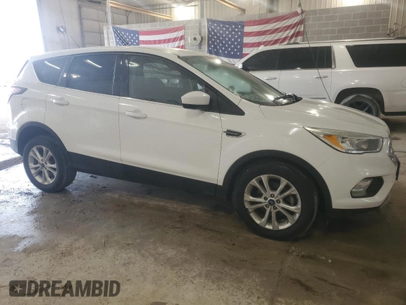 2017 Ford Escape SE with VIN 1FMCU0GD5HUD28394, listed as a Copart auction lot 52079995 with 120,223 mi miles and Salvage Title. Bid and sale history available at DreamBid. Image 4.
