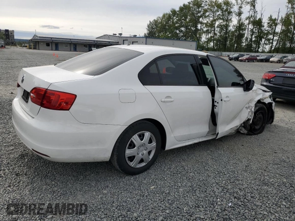 2013 Volkswagen Jetta S with VIN 3VW2K7AJ4DM383217, listed as a Copart auction lot 61620015 with 108,043 mi miles and Salvage title. Bid and sale history available at DreamBid. Image 3.