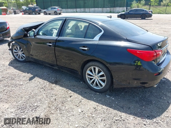 2015 Infiniti Q50 Premium z VIN JN1BV7AR4FM410949, wystawiony jako IAAI lot #42243917 z przebiegiem 56 552 mil mil oraz . Historia ofert i sprzedaży dostępna na DreamBid. Obrazek 3.