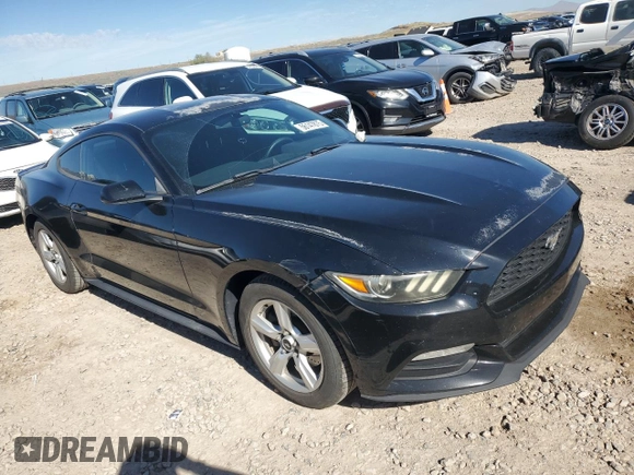 2015 Ford Mustang V6 with VIN 1FA6P8AM9F5392144, listed as a Copart auction lot 56147875 with 152,322 mi miles and Salvage title. Bid and sale history available at DreamBid. Image 4.