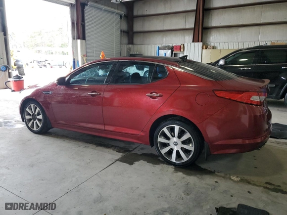 2013 Kia Optima SX w/Limited Pkg with VIN 5XXGR4A6XDG166934, listed as a Copart auction lot 47452415 with 129,133 mi miles and Salvage Title. Bid and sale history available at carsss.com. Image 2.