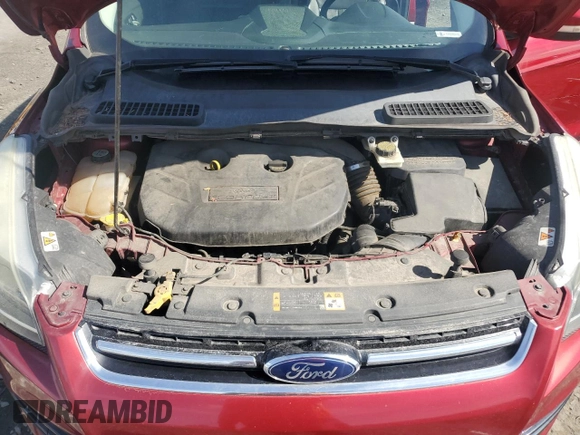 2013 Ford Escape Titanium with VIN 1FMCU0J9XDUD70249, listed as a Copart auction lot 50605265 with 125,309 mi miles and Salvage Title. Bid and sale history available at carsss.com. Image 12.