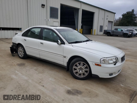 2005 Volvo S80 with VIN YV1TS592651401184, listed as a Copart auction lot 87478924 with 155,318 mi miles and Salvage Title. Bid and sale history available at carsss.com. Image 4.