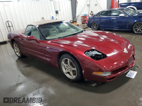 2003 Chevrolet Corvette with VIN 1G1YY32G035131954, listed as a Copart auction lot 72819494 with 65,089 mi miles and Salvage Title. Bid and sale history available at carsss.com. Image 4.