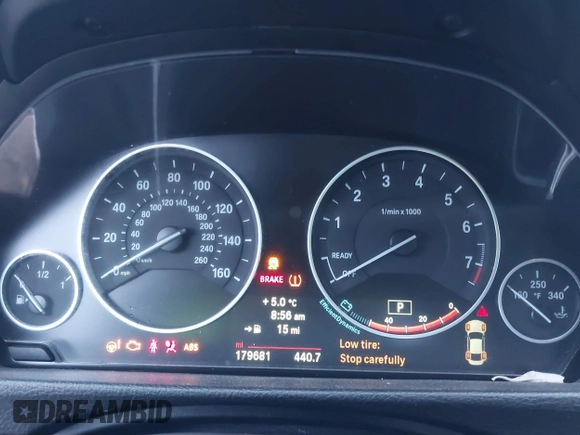 2014 BMW 4 Series 428i with VIN WBA3N7C52EF718794, listed as a IAAI auction lot 41416632 with 179,681 mi miles and . Bid and sale history available at carsss.com. Image 7.